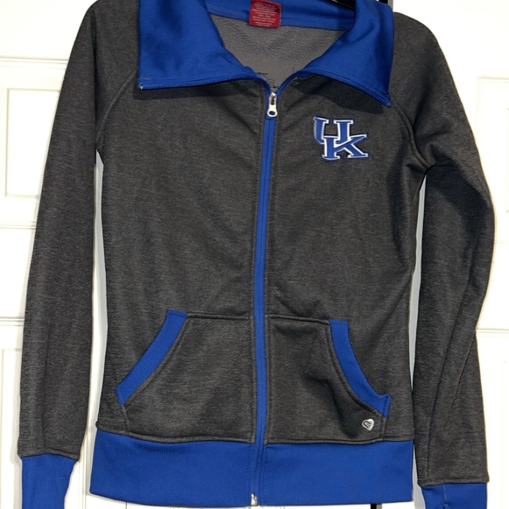 Colosseum Junior Girls Blue/Gray Kentucky Jacket
